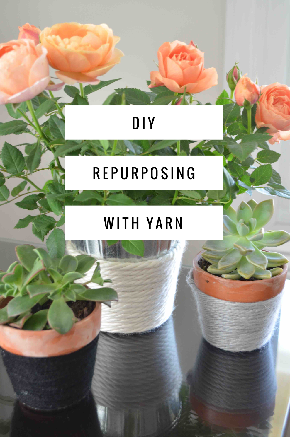 DIY Repurposing With Yarn 