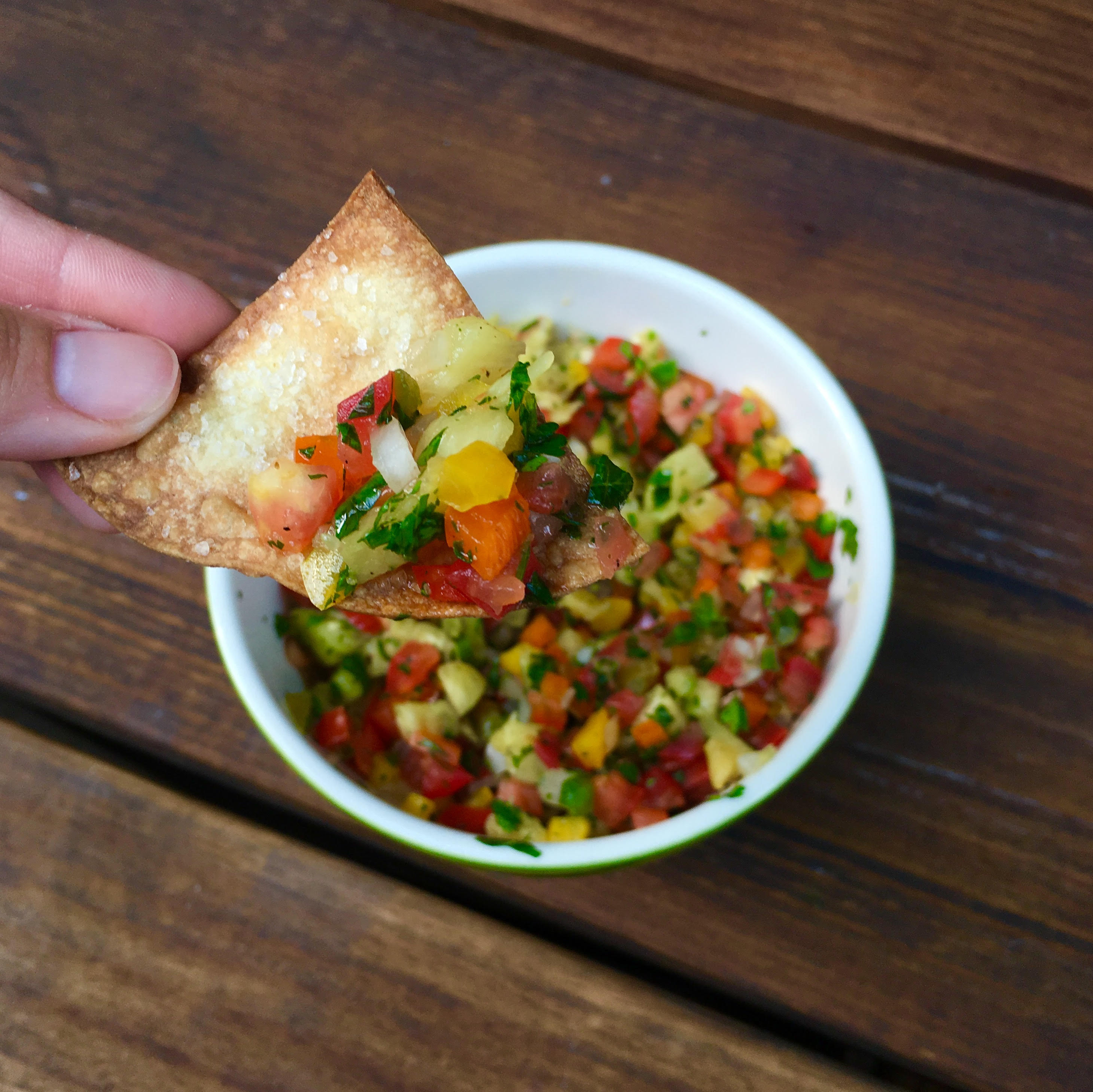 Pineapple Salsa and Chips