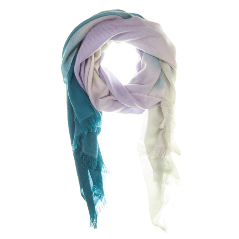 teal cashmere scarf