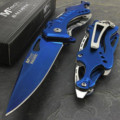 8.25" MTECH USA 2-TONE SPRING ASSISTED TACTICAL FOLDING POCKET KNIFE Open Assist - BEST OUTDOOR CAMPING POCKET KNIVES