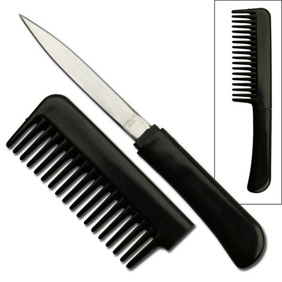 Self Defense Black Comb Knife For Sale Pk 107