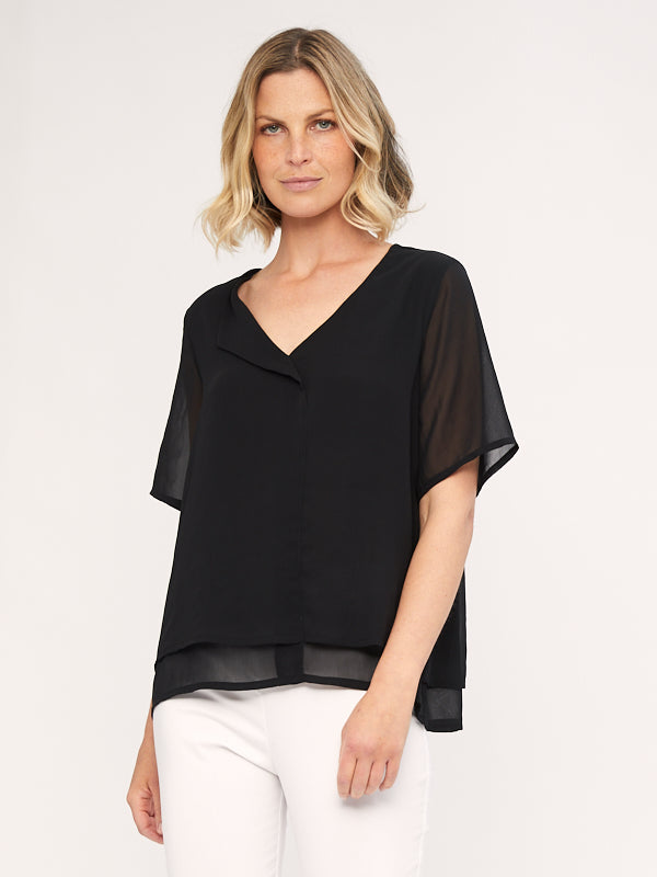 2 Layer Short Sleeve Top