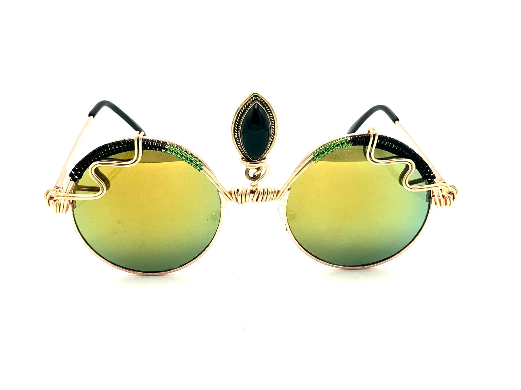 Third Eye Wire Wrap Festival Sunglasses | SpunGlasses – Spunglasses