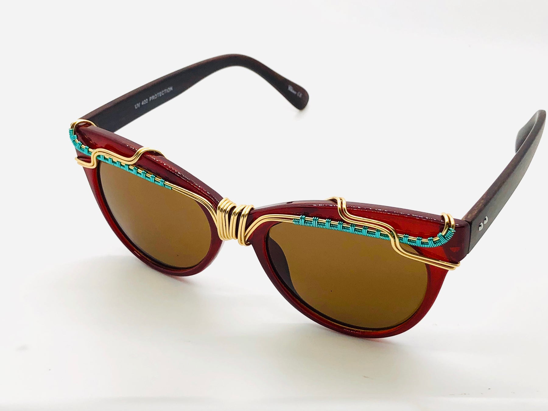 Cat Eye Wire Wrap Sunglasses | SpunGlasses – Spunglasses