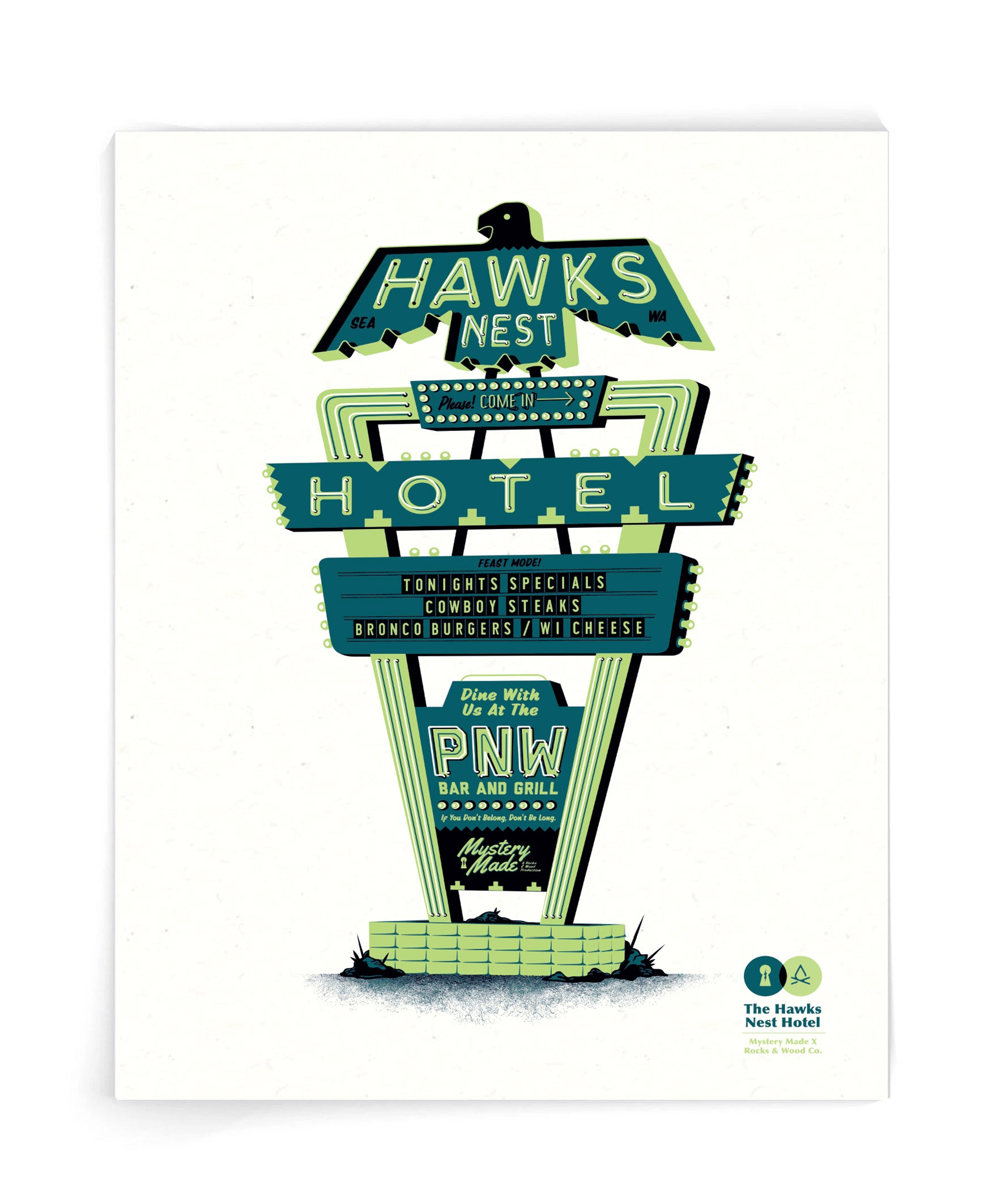 Seahawks draft Seattle artists for new series of game-day posters