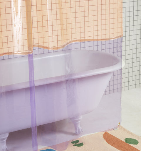 Transparent Shower Curtain - PVC - Bathroom Essential - ApolloBox