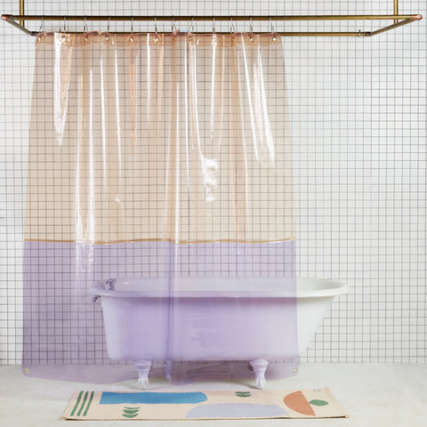 Transparent Shower Curtain - PVC - Bathroom Essential - ApolloBox