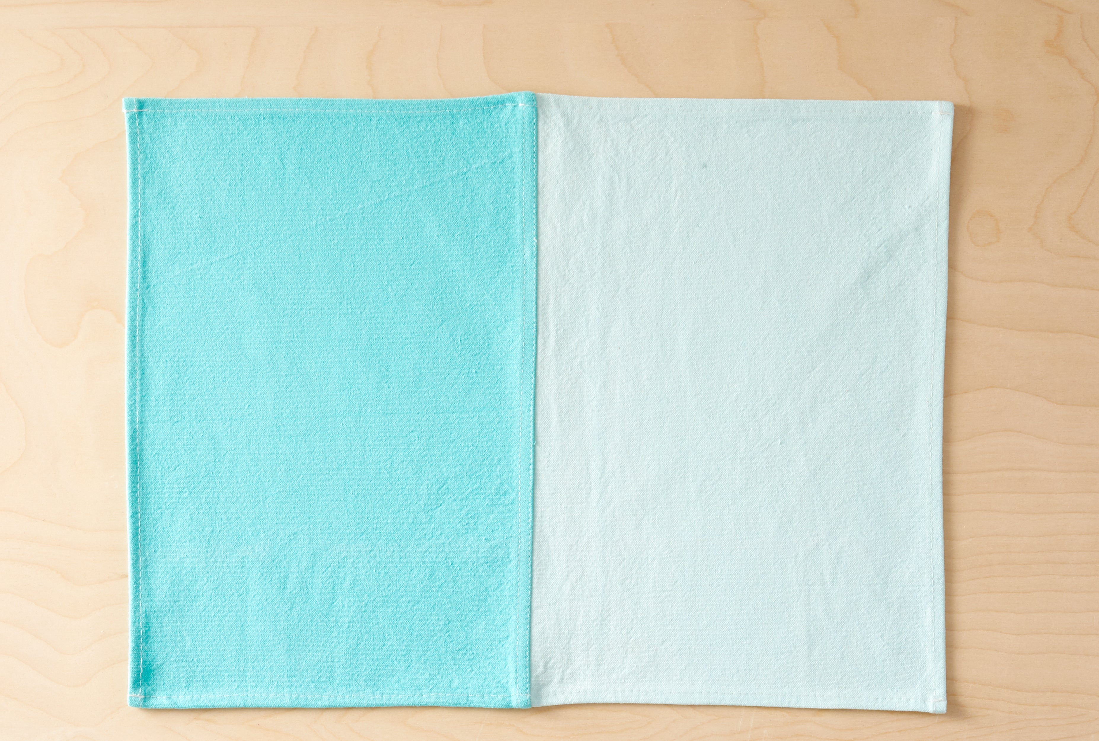 Lido Mint Placemat Re:canvas placemat canvas color color-blocked lido made in brooklyn made in usa mint placemat