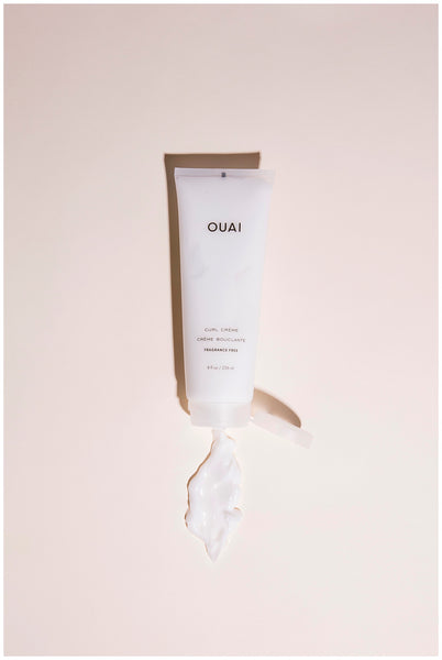 ouai curl creme fragrance free styling cream for definition hydration shine