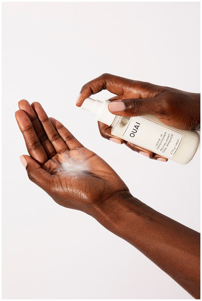 ouai leave in conditioner heat protection up to 450 degrees reduces hair breakage