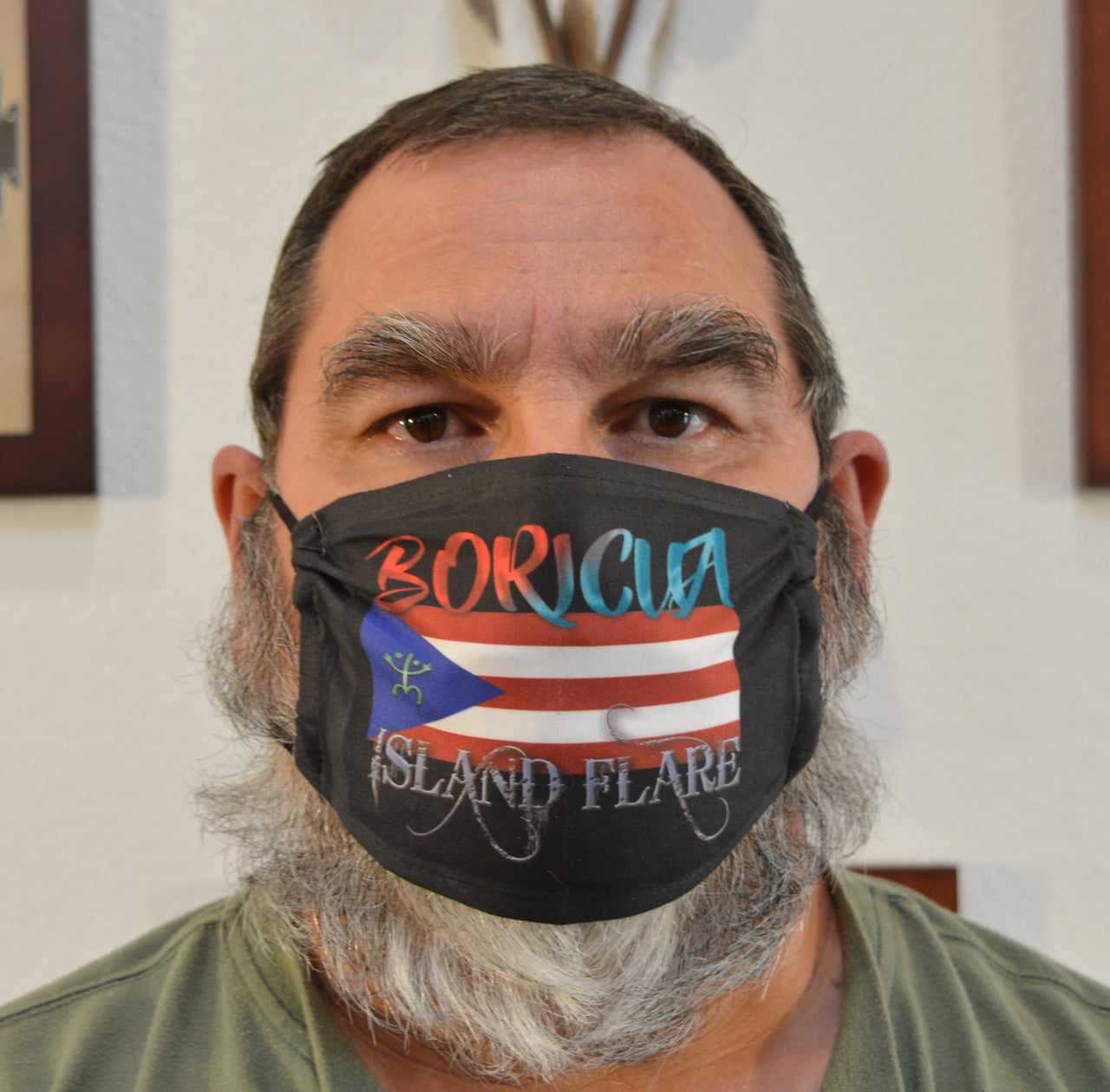 BORICUA Island Flare Adjustable Face Mask