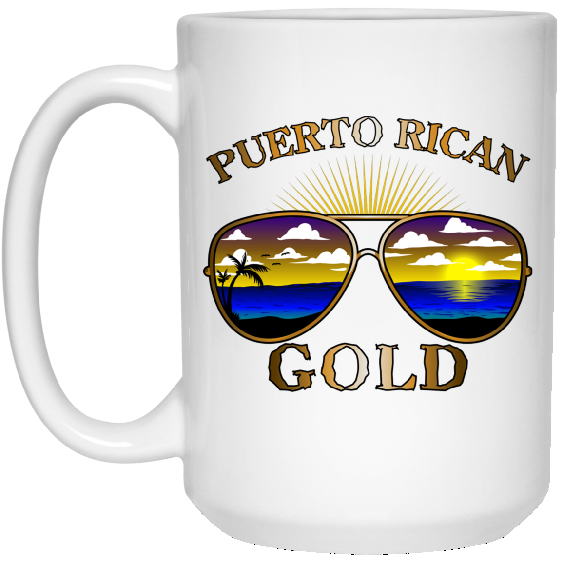 Cuba-Rican 15 oz. White Mug – Puerto Rican Pride