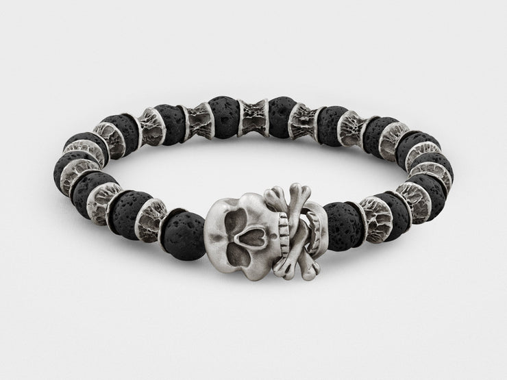 skull and bones bracelet