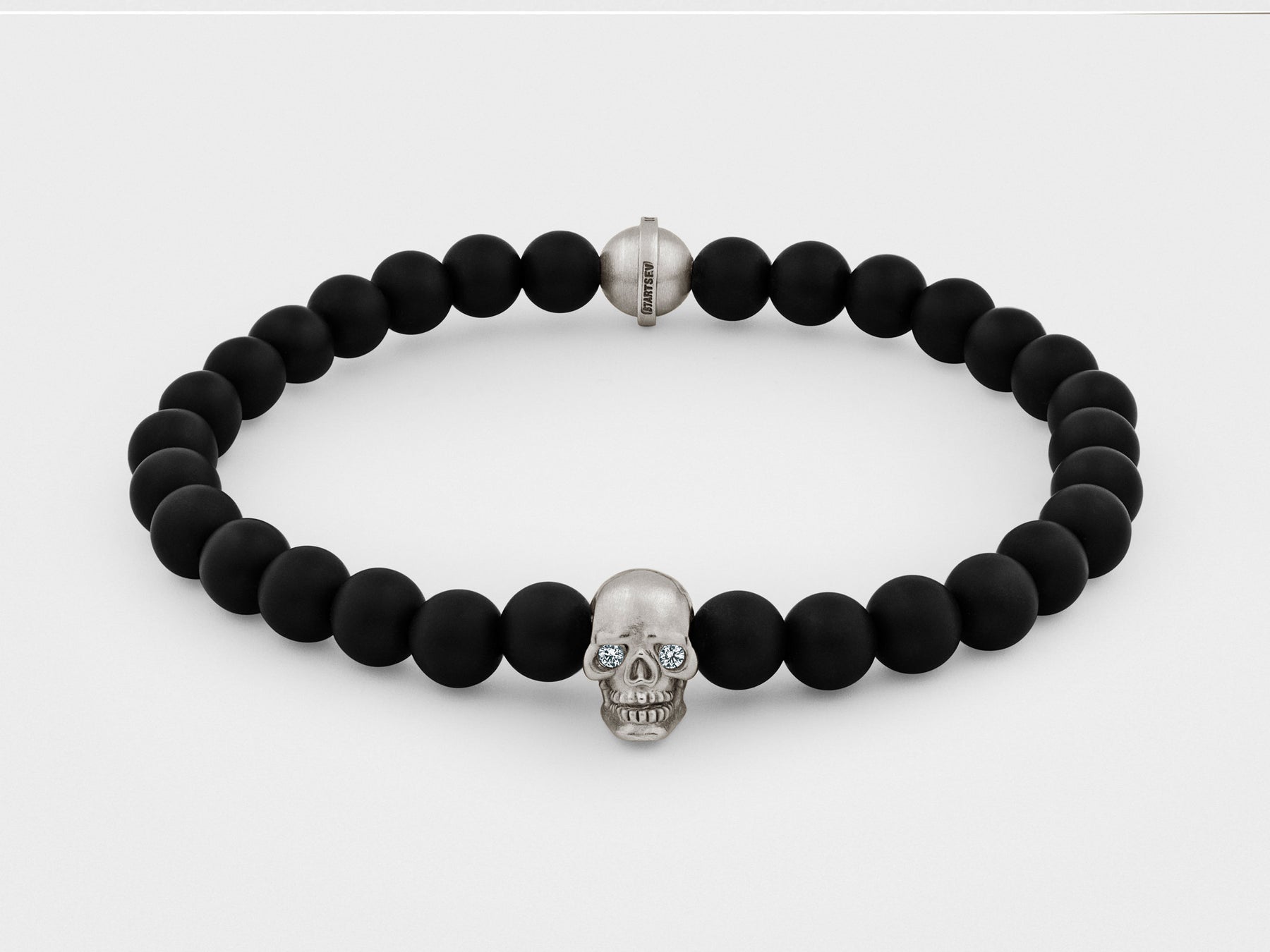 skull onyx bracelet