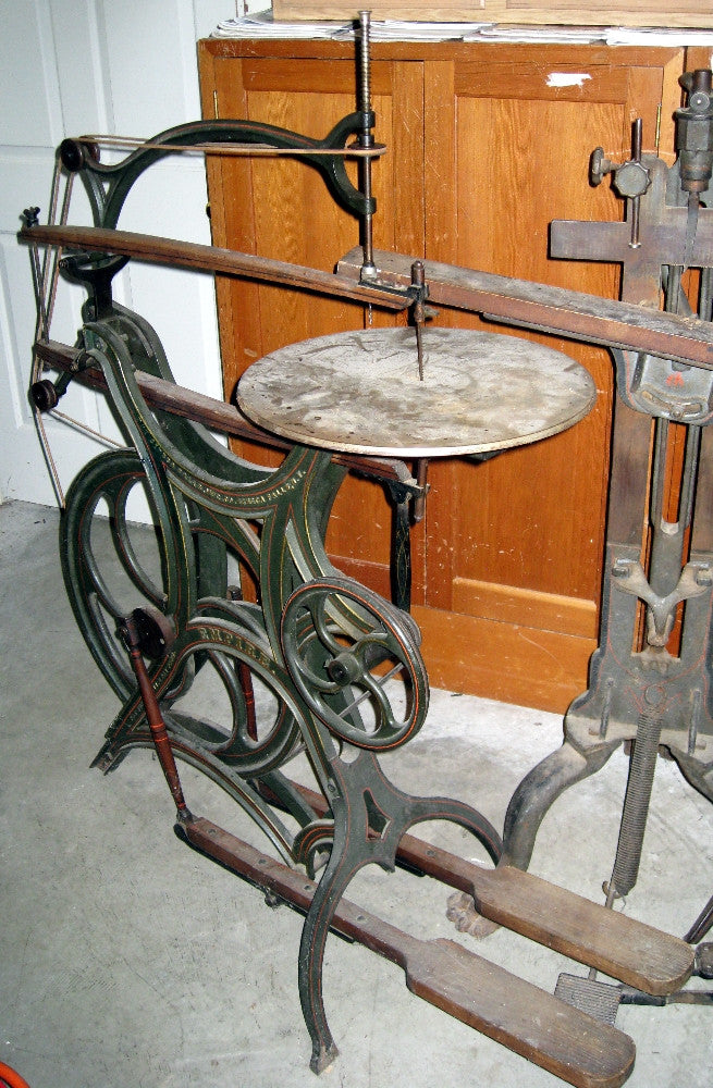 Seneca Falls Empire treadle Scroll Saw – Union Hill Antique Tools