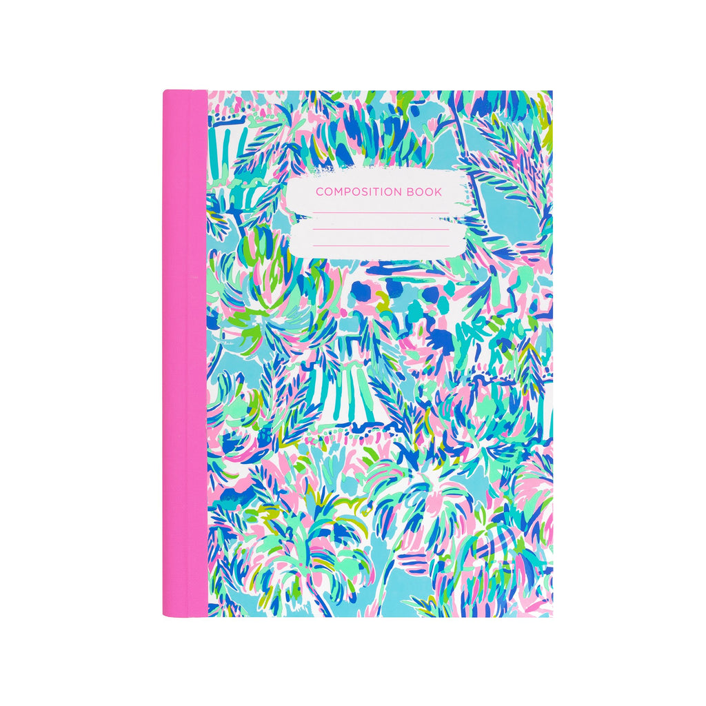 Lilly Pulitzer Composition Book Set of 2, Cabana Cocktail/Party All the Tide