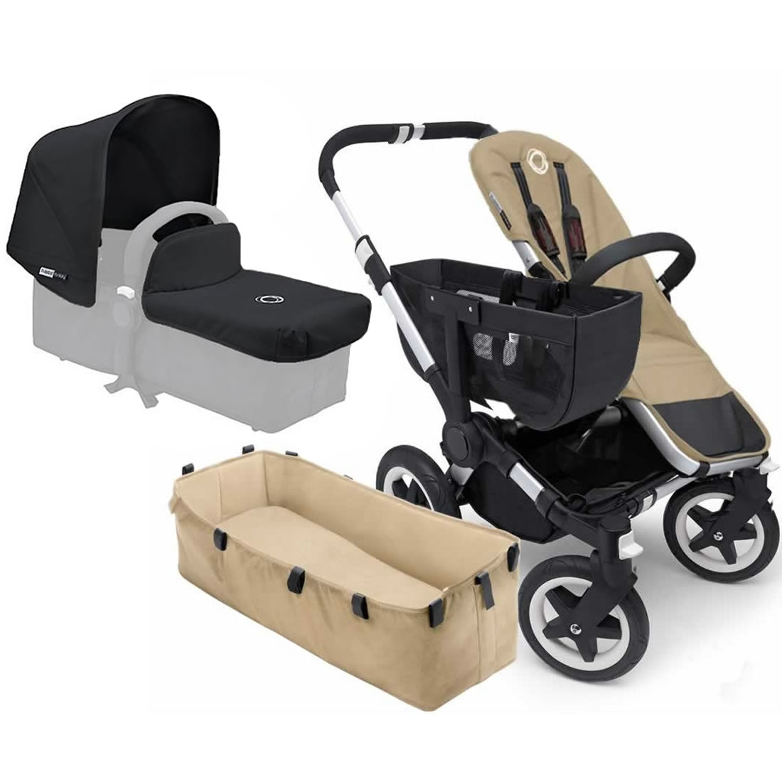 bugaboo donkey mono all black