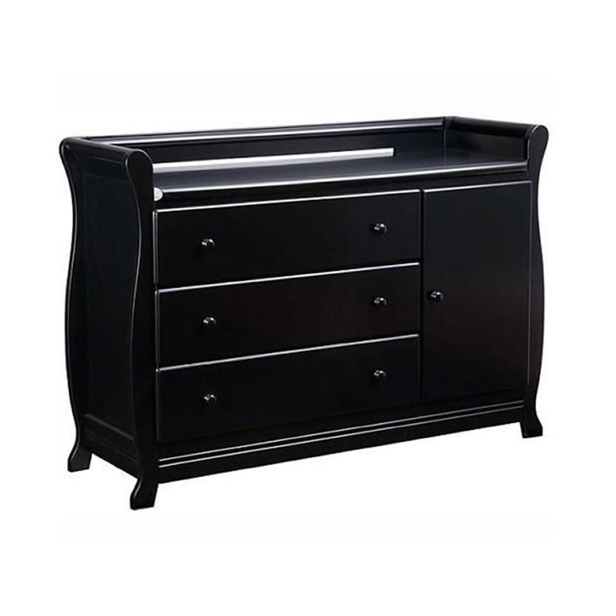 black baby changing table dresser