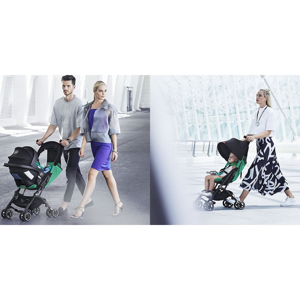 gb pockit stroller satin black