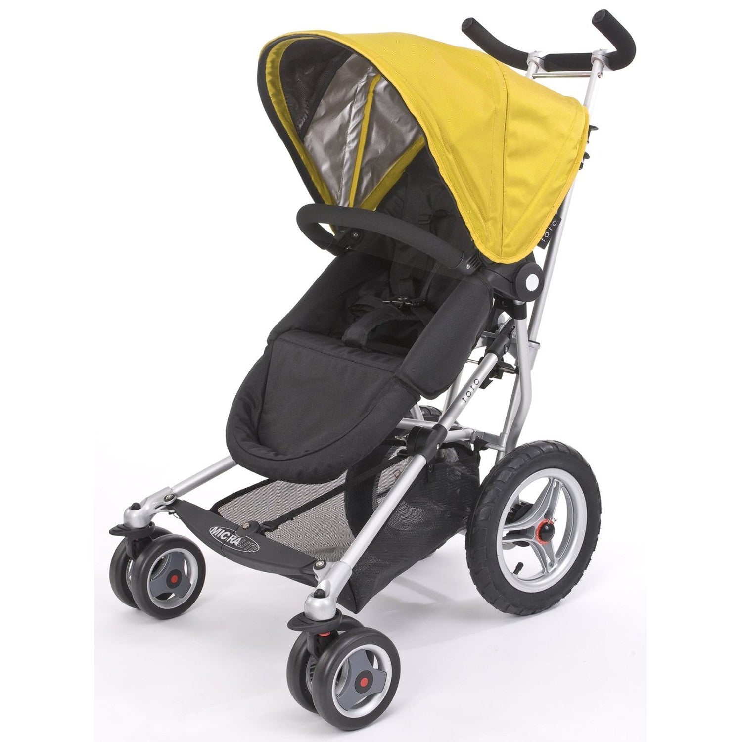 yellow strollers