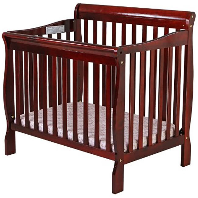 Dream On Me 3 In 1 Aden Convertible Mini Crib Cherry 628c Ny