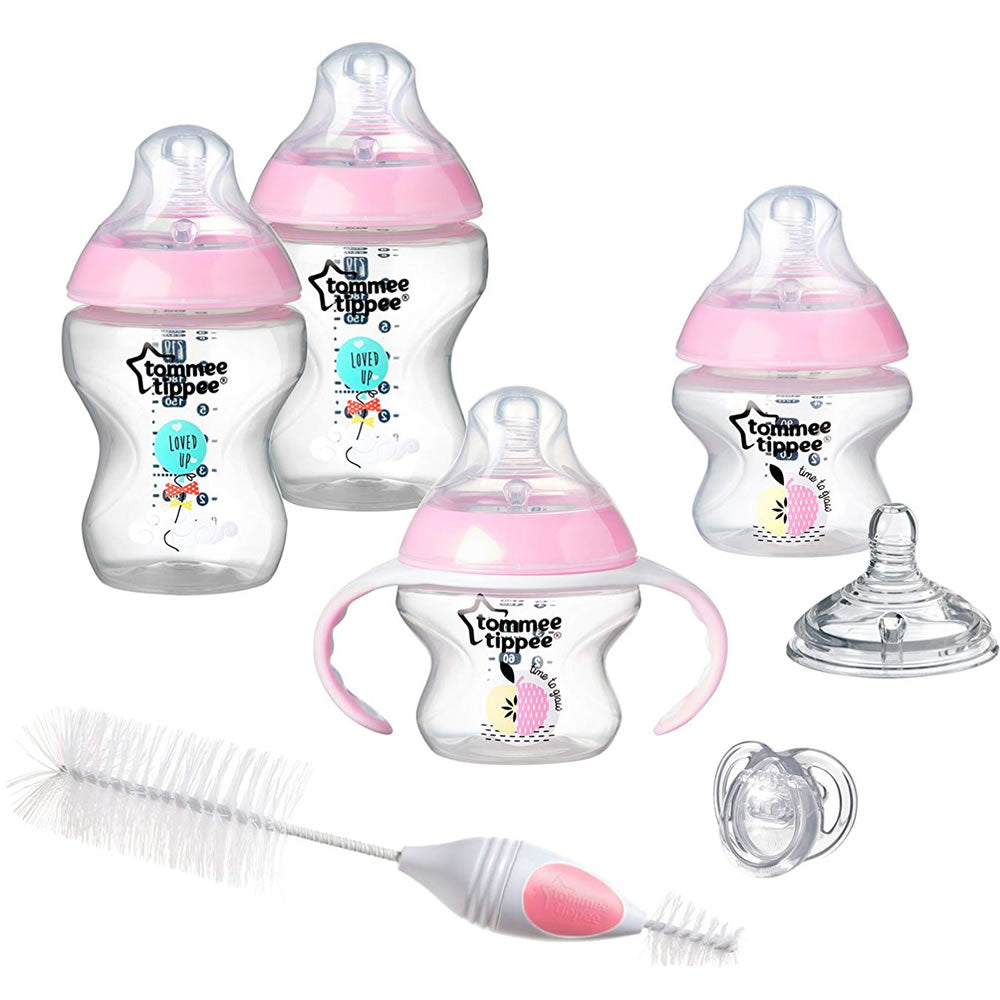 Tommee Tippee to Nature Newborn Set Bottles, Pink – NY Store