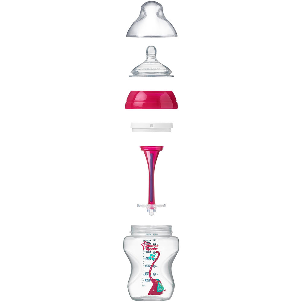 tommee tippee anti colic pink