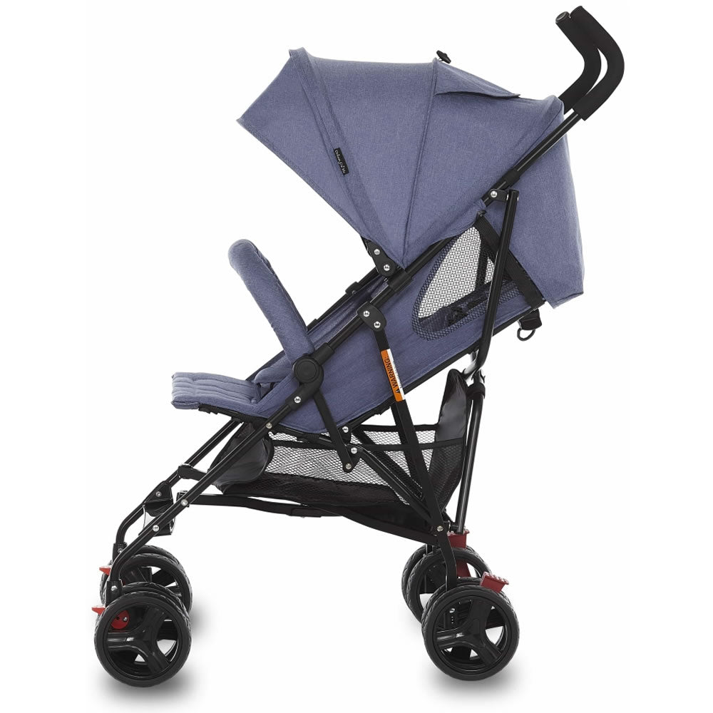 dream on me vista moonwalk single stroller in blue