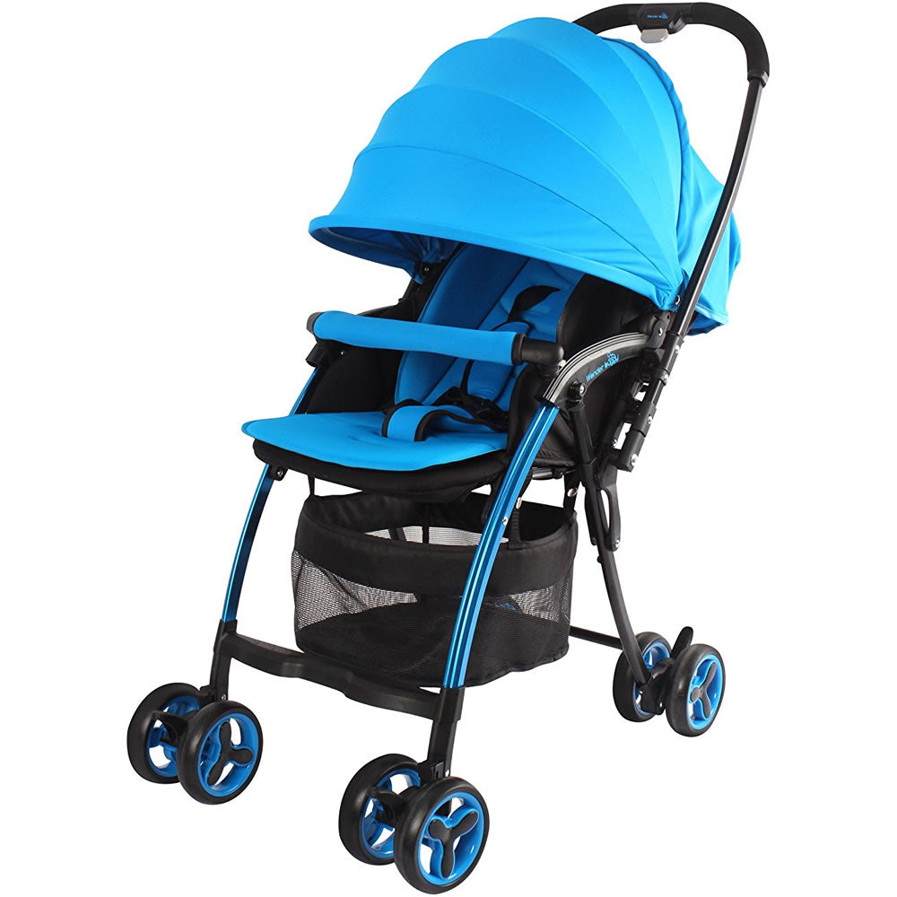 lightweight stroller blue