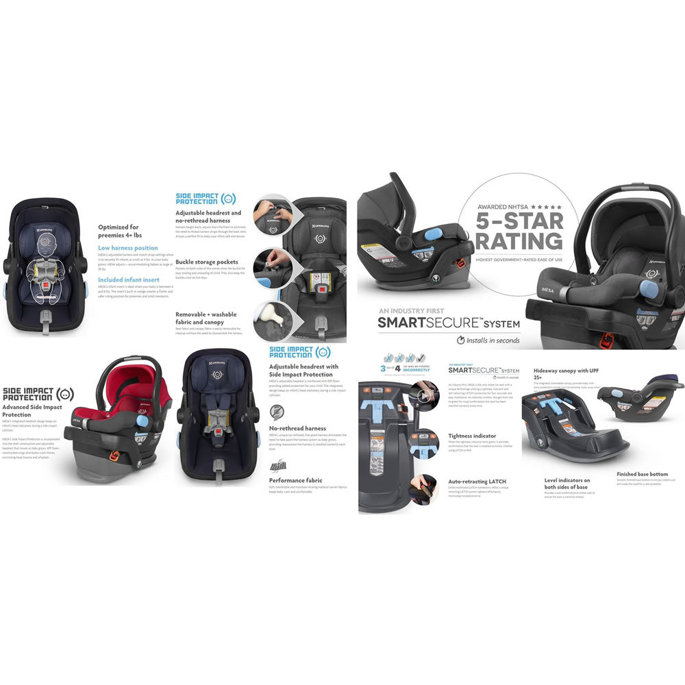 uppababy mesa infant car seat jake