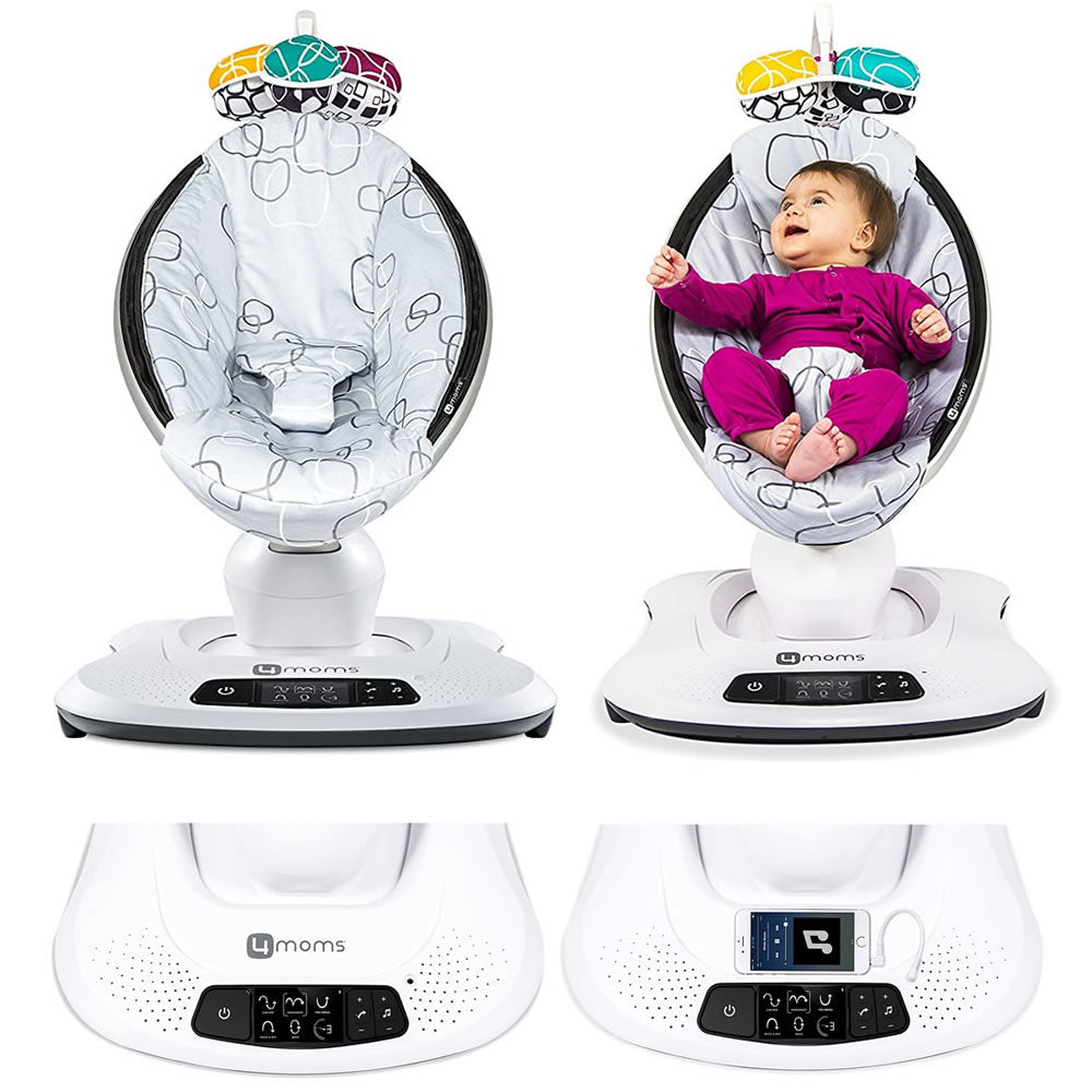 mamaroo silver plush