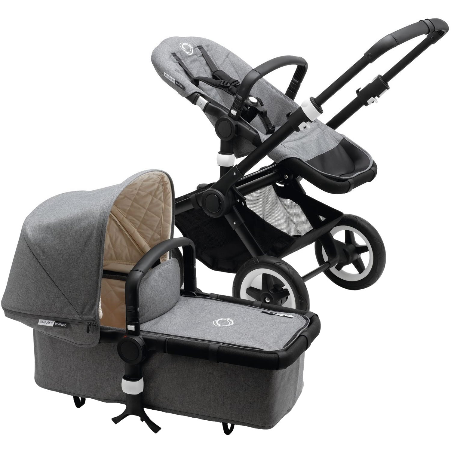 fejl klint smuk Bugaboo Buffalo Classic Collection Complete Stroller, Grey Melange – NY  Baby Store