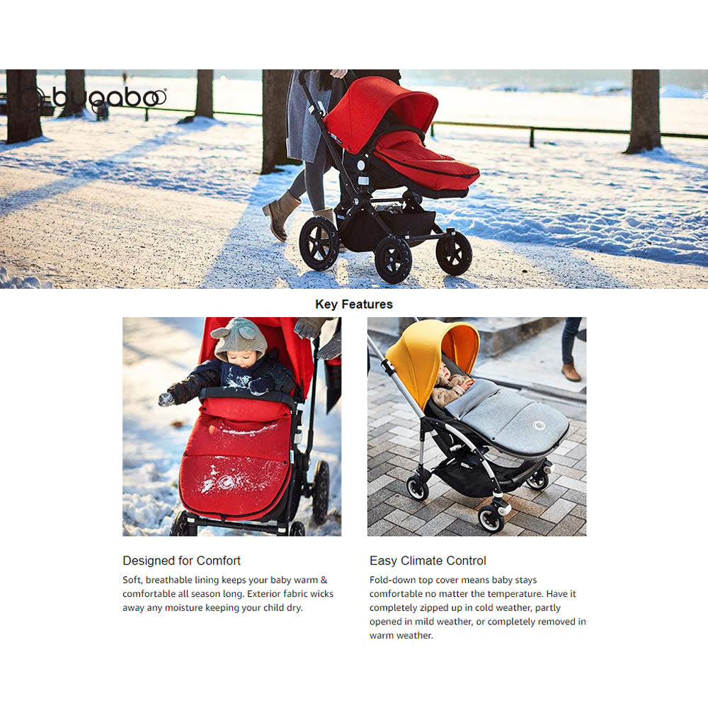 bugaboo ruby red footmuff