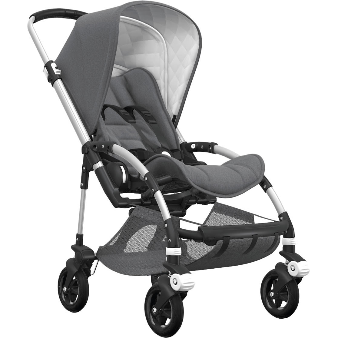 bugaboo bee 5 grey melange hood