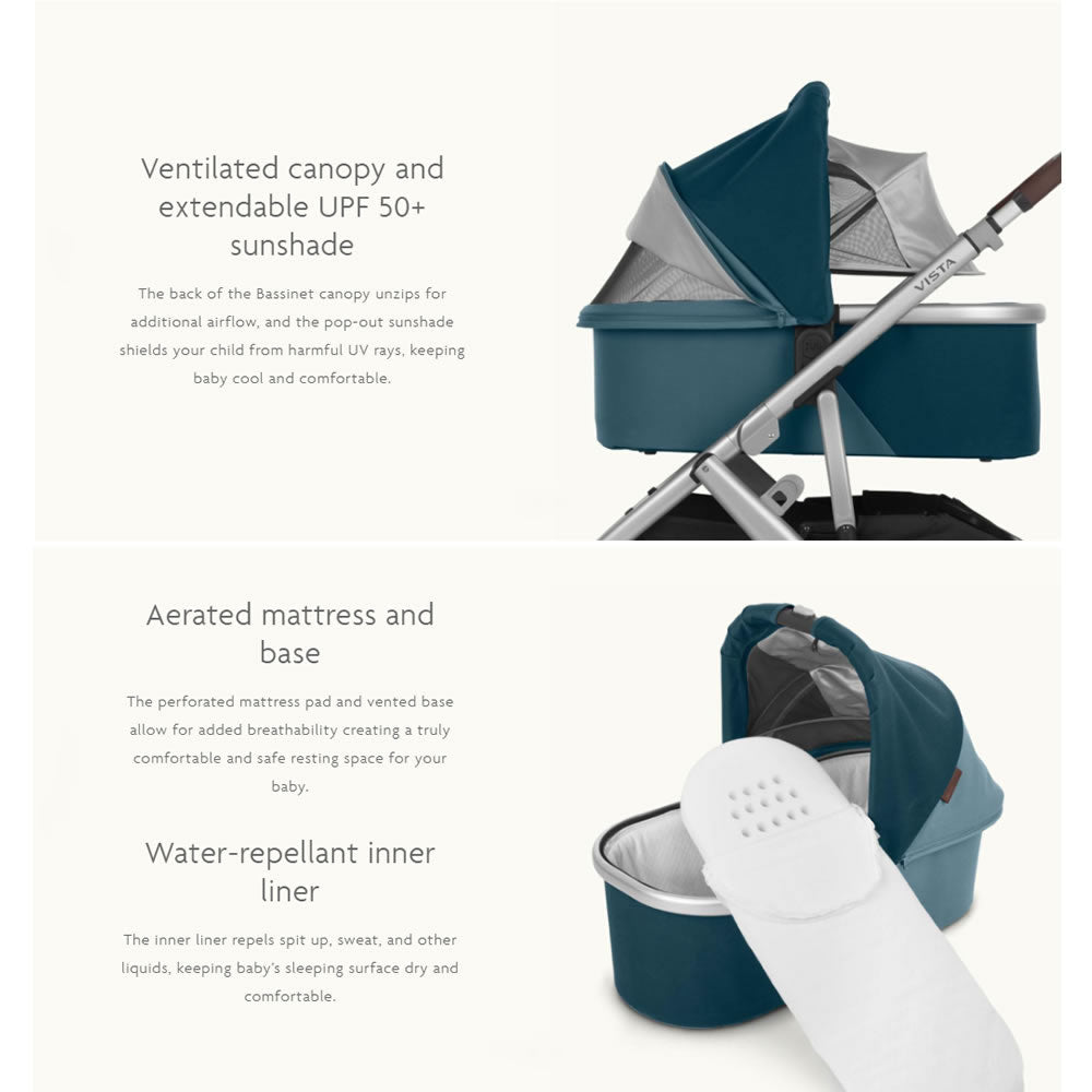 uppababy bassinet sleeping