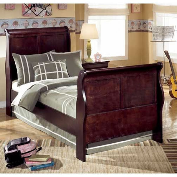 Ashley Furniture Janel Twin Sleigh Bed Cherry Ny Baby Store