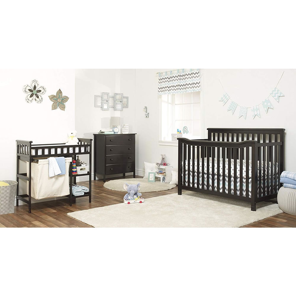 simple wood crib