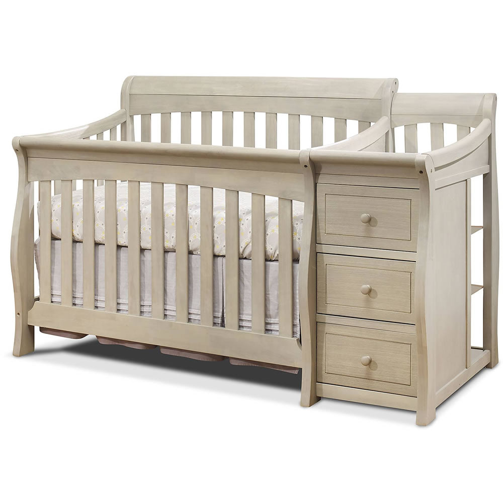 sorelle convertible crib with changing table