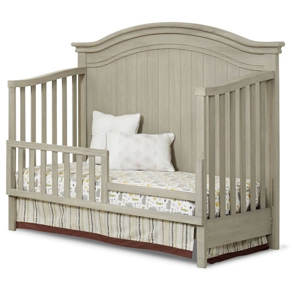 sorelle finley crib & changer in weathered grey