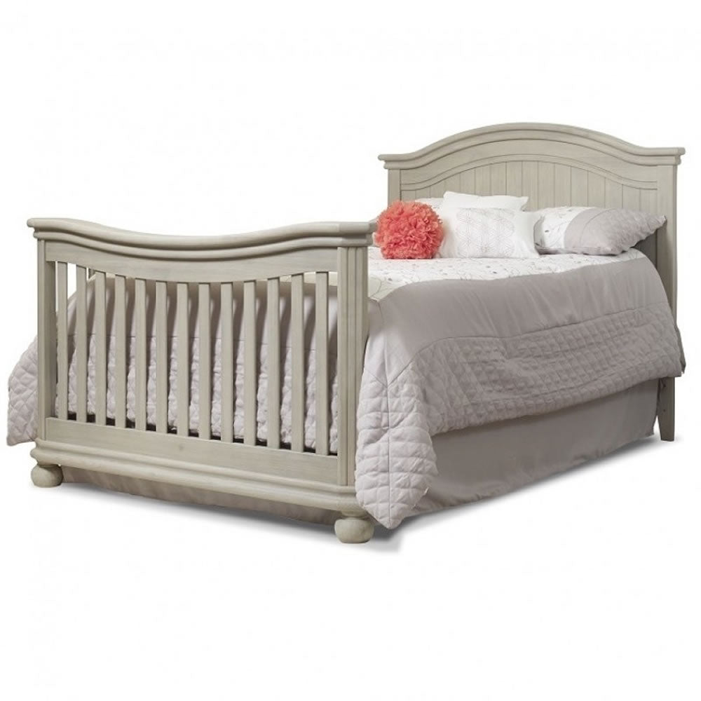 sorelle finley crib & changer in weathered grey