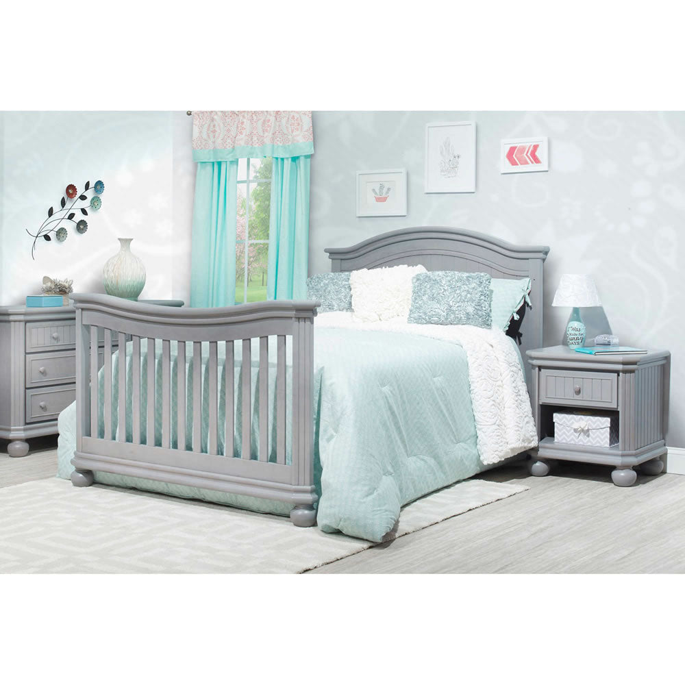 sorelle providence crib stone grey