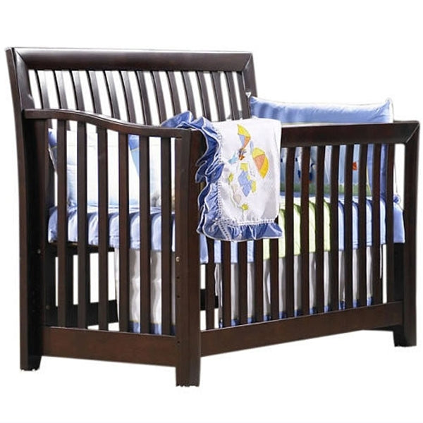 sorelle 4 in 1 convertible crib espresso