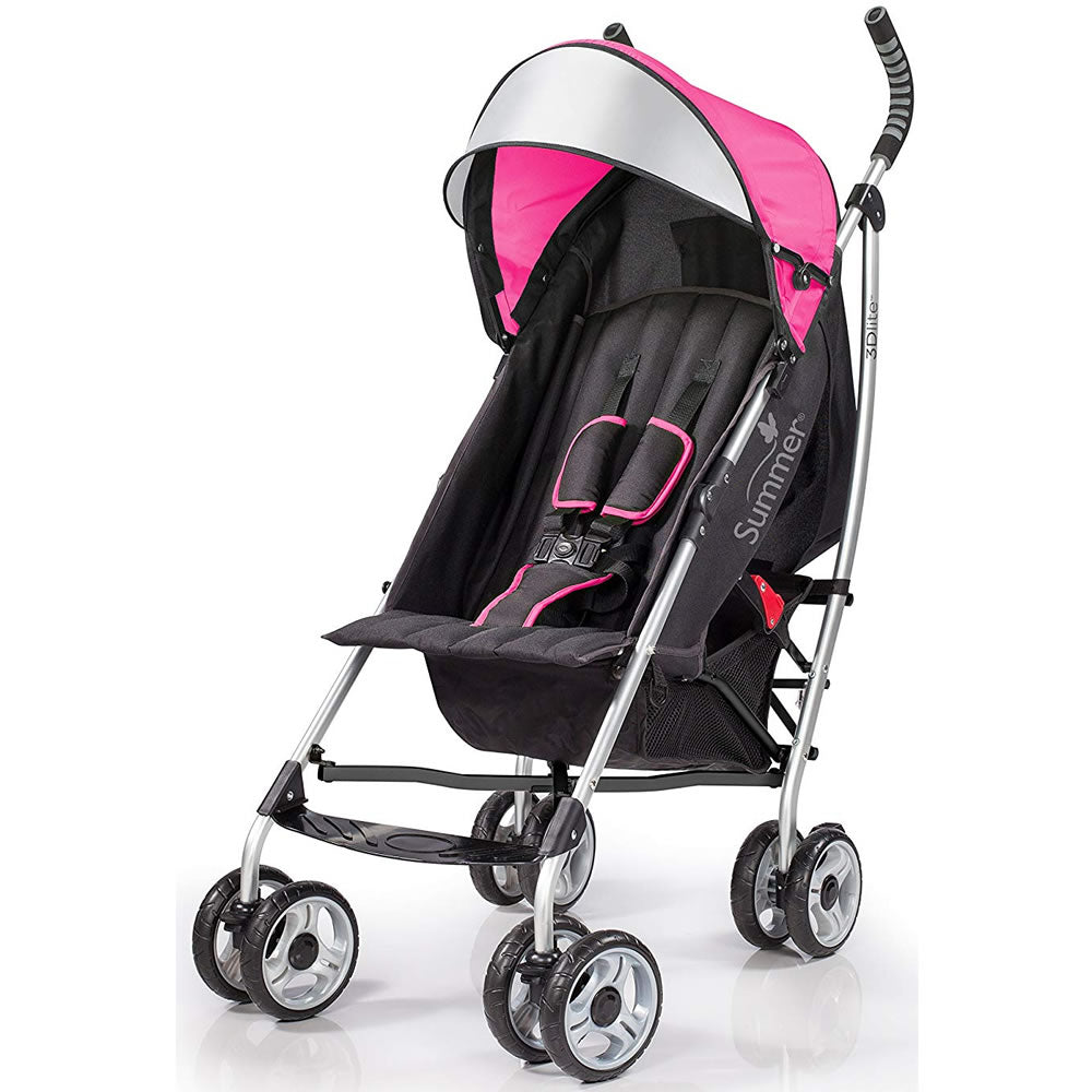 summer 3d lite stroller pink