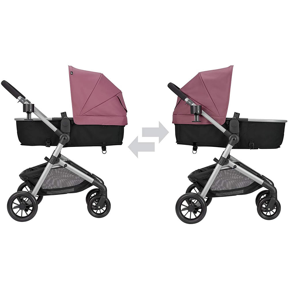 evenflo pivot travel system dusty rose