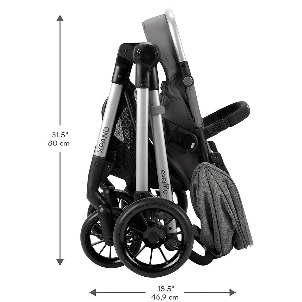 evenflo pivot xpand modular travel system percheron