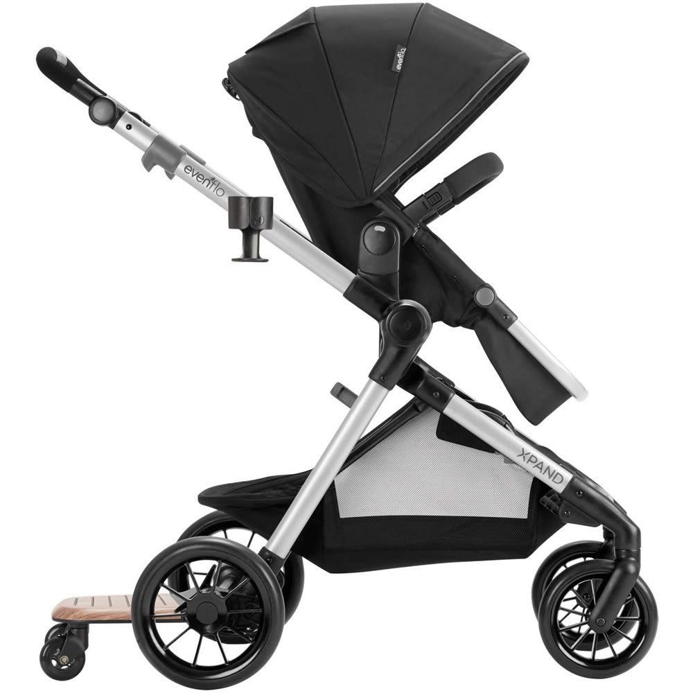 evenflo stroller with ride board