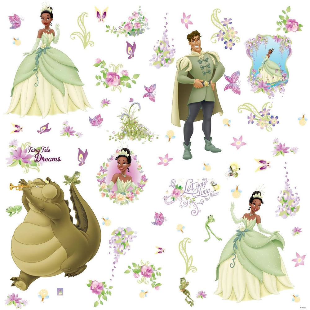 Roommates The Princess And The Frog Wall Decals With 3d