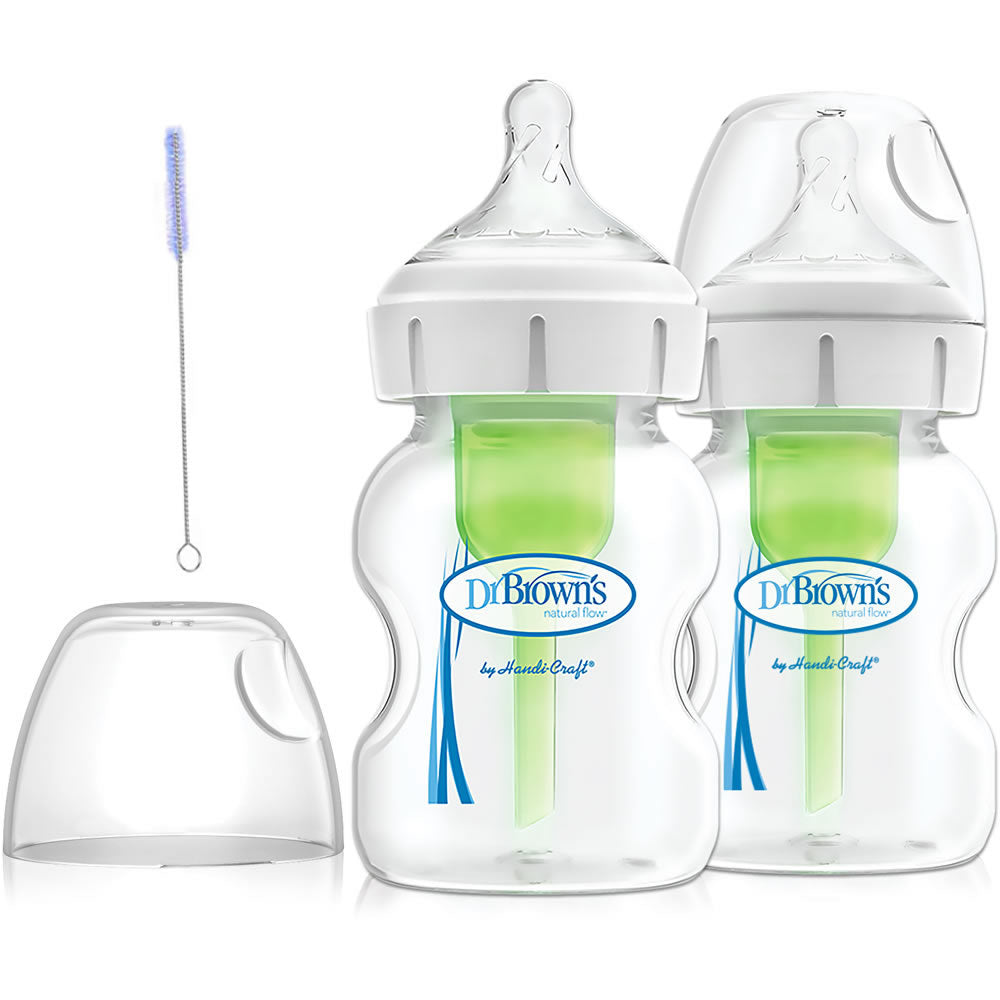 verlies Neem een ​​bad scheuren Dr. Brown's 5oz Options+ Wide-Neck Bottles, 2-Pack – NY Baby Store