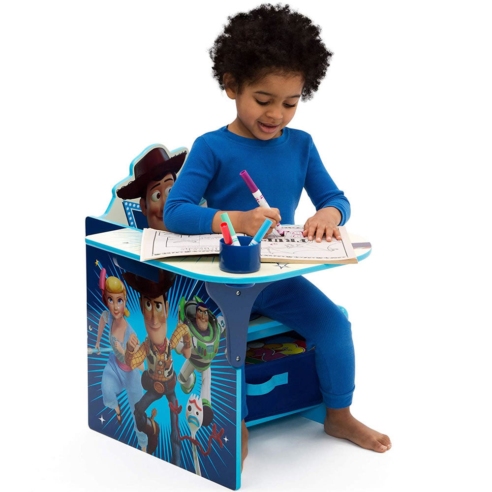 chair desk with storage bin by delta children