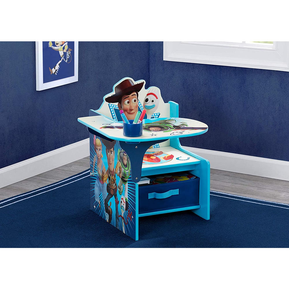 children chair desk with storage bin